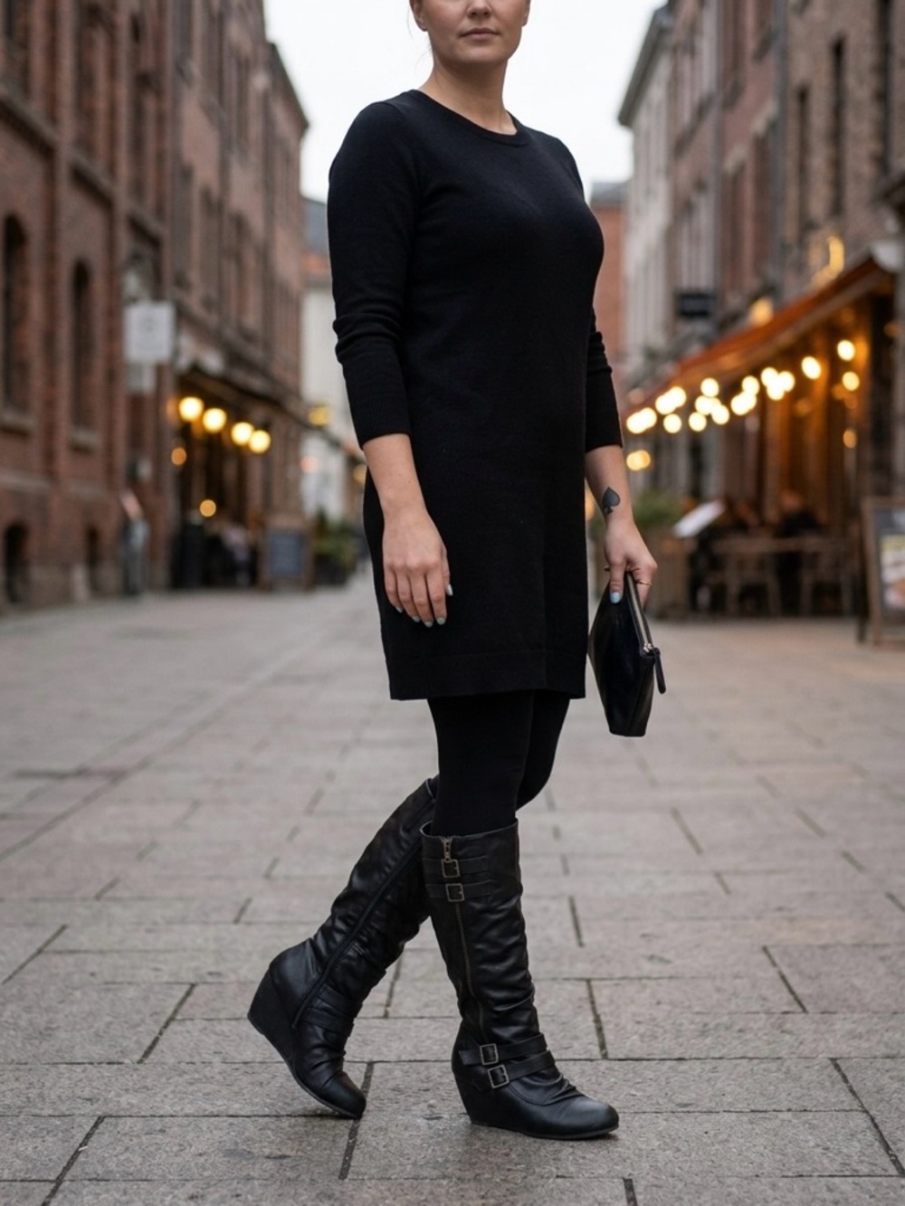 Blowfish wedge Balsa boot black